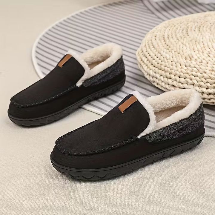 Dikke slippers met zachte zool
