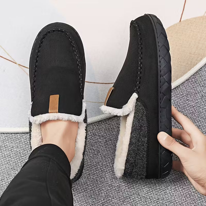 Dikke slippers met zachte zool