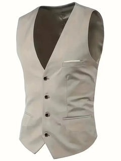 Driedelig heren pak met slim fit en glanzende afwerking