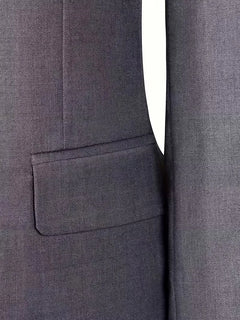 Driedelig heren pak met slim fit en glanzende afwerking