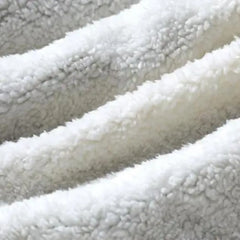 Fleece cardigan met schouderkraag en voorzakken