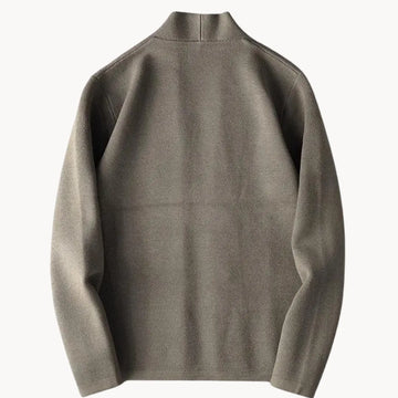 Gebreid vest met open voorkant en lange mouwen