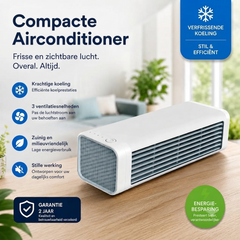 Compact air conditioner met wandmontage