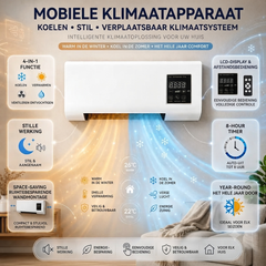 Klimatyzator ścienny z wyświetlaczem LCD