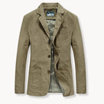 Getailleerde blazer met reverskraag en voorzakken