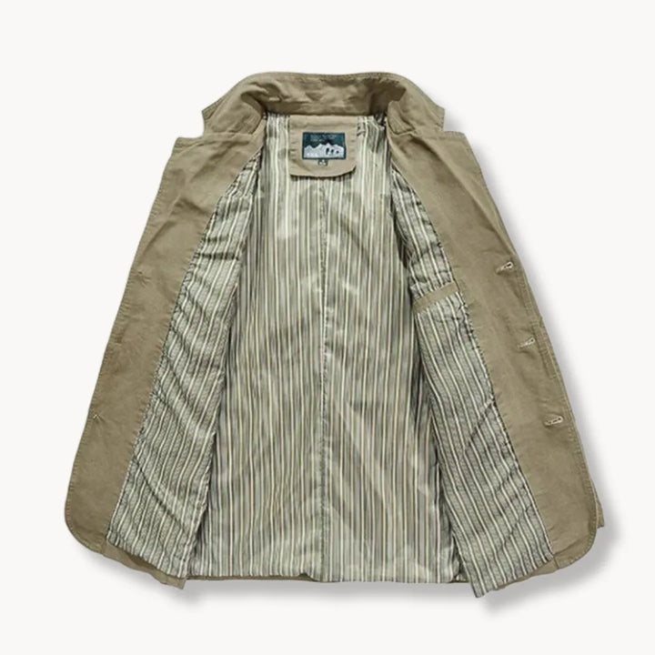 Getailleerde blazer met reverskraag en voorzakken