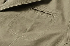 Getailleerde blazer met reverskraag en voorzakken