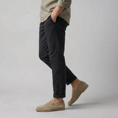 Penny loafers met suede