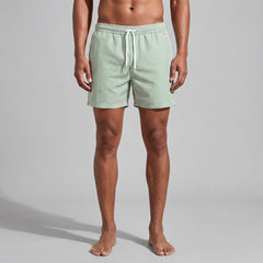 Gestreepte shorts met elastische taille
