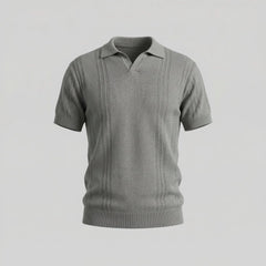 Polo shirt met V-hals