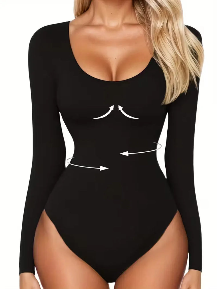 Bodysuit met lange mouwen
