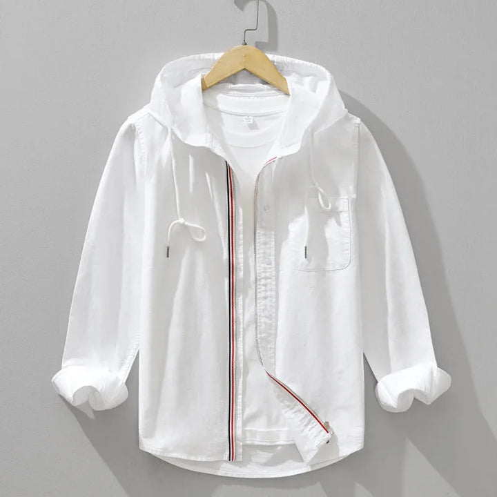 Hoodie met capuchon en borstzak