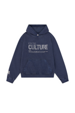 Hoodie met strass-steentjes opdruk en kangoeroezak