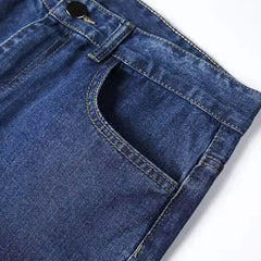 Jeans met lichte wassing en vijf-pocket stijl