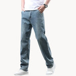 Jeans met rechte pasvorm en zijzakken