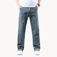 Jeans met rechte pasvorm en zijzakken