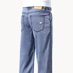 Jeans met regular fit en rechte pijp