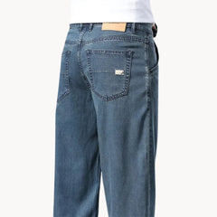 Jeans met regular fit en rechte pijp