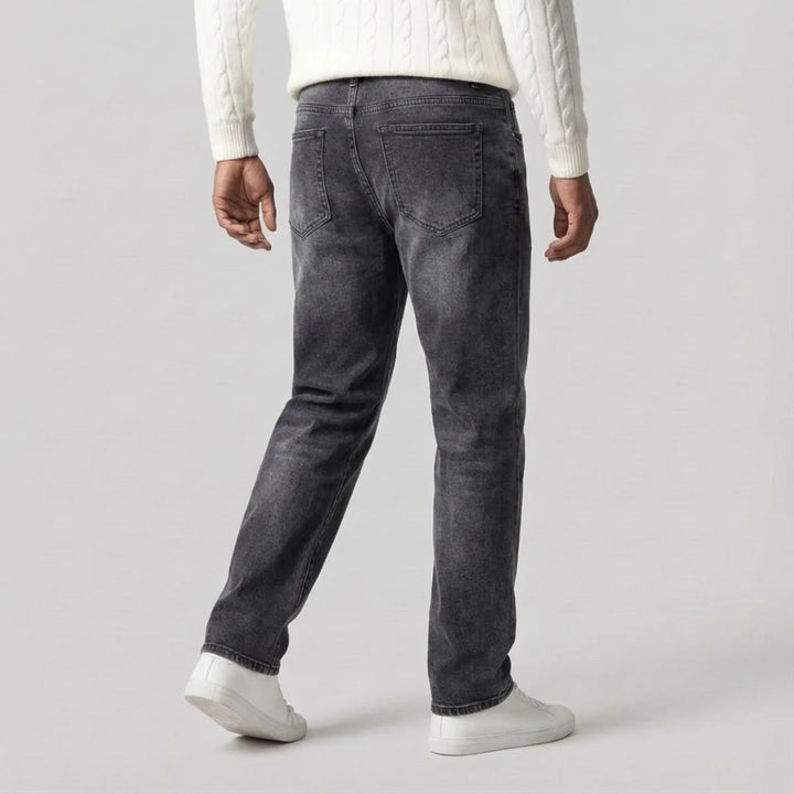 Jeans met regular fit en vijf-pocket stijl