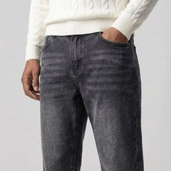 Jeans met regular fit en vijf-pocket stijl