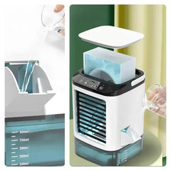 Draagbare airco met watertank