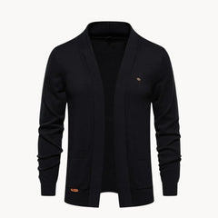 Open cardigan met v-hals en lange mouwen