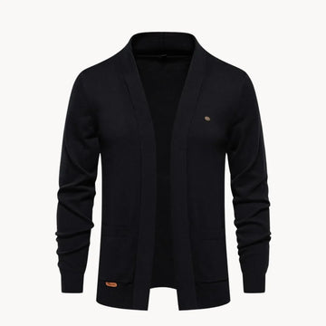 Open cardigan met v-hals en lange mouwen