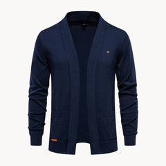 Open cardigan met v-hals en lange mouwen
