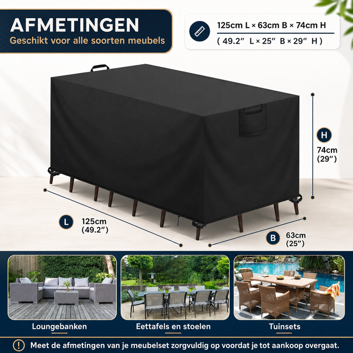 Waterdichte Tuinmeubelhoes 420D Oxford - Buitenhoes