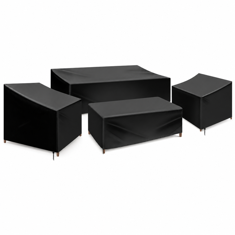 Tuinmeubelhoes Set 4 Delig Waterdicht - Beschermhoes Terrasmeubels