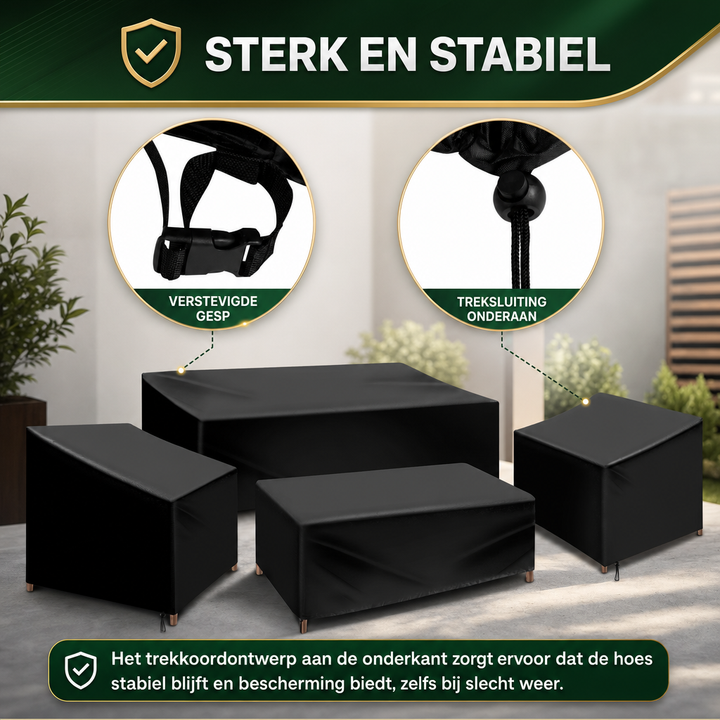 Tuinmeubelhoes Set 4 Delig Waterdicht - Beschermhoes Terrasmeubels