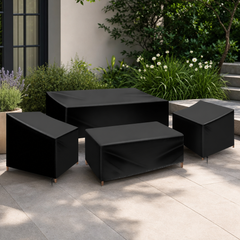 Tuinmeubelhoes Set 4 Delig Waterdicht - Beschermhoes Terrasmeubels