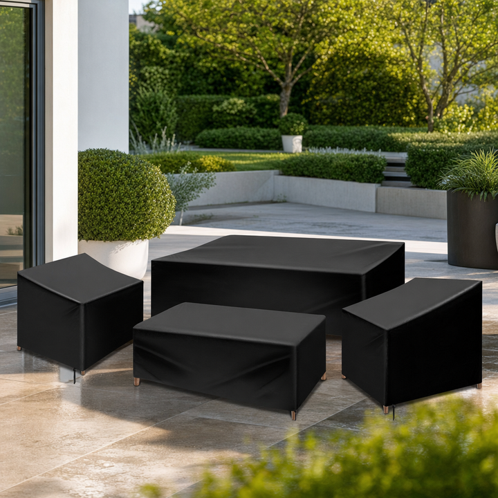 Tuinmeubelhoes Set 4 Delig Waterdicht - Beschermhoes Terrasmeubels