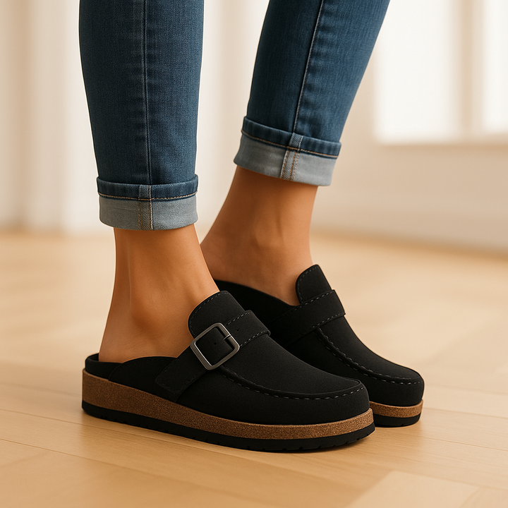 Orthopedische sandalen met gespsluiting