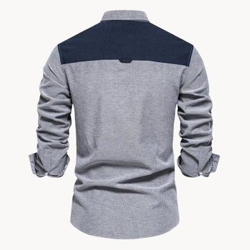 Overhemd met button-down kraag en borstzak