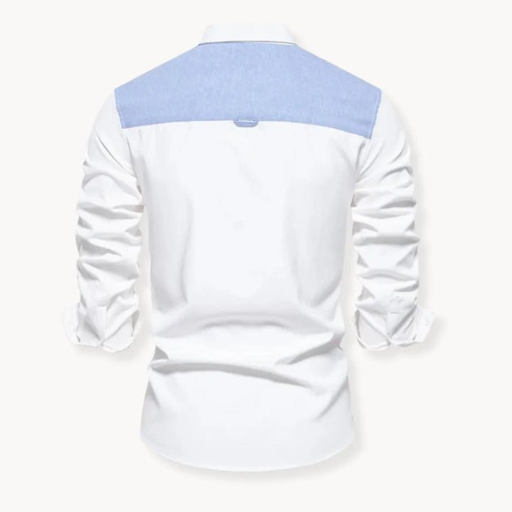 Overhemd met button-down kraag en borstzak