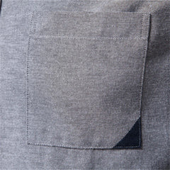 Overhemd met button-down kraag en borstzak