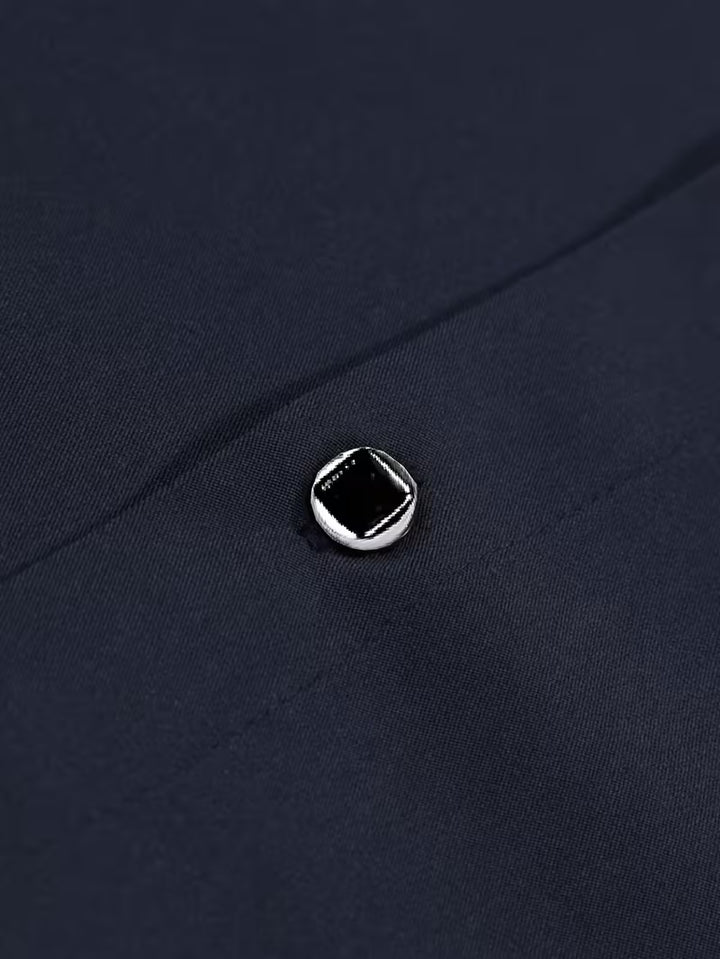 Overhemd met geometrisch patroon en slim fit