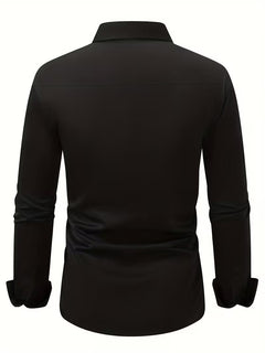Overhemd met geometrisch patroon en slim fit