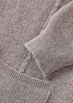Overhemd van 100% cashmere met knoopsluiting