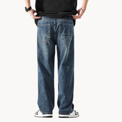 Relaxed retro jeans met rechte pasvorm