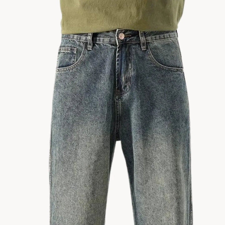 Relaxed retro jeans met rechte pasvorm