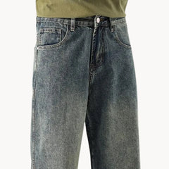 Relaxed retro jeans met rechte pasvorm