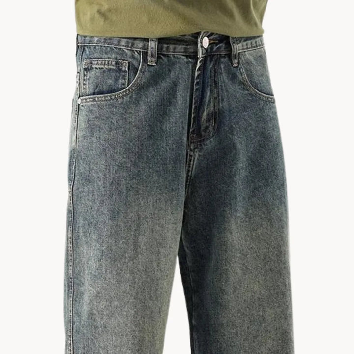 Relaxed retro jeans met rechte pasvorm