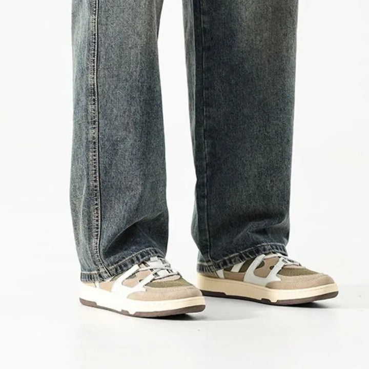Relaxed retro jeans met rechte pasvorm