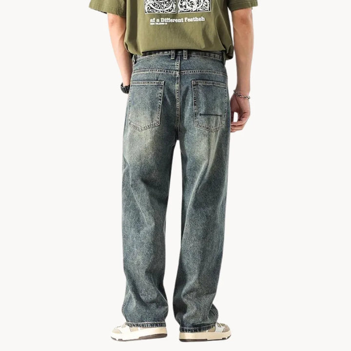 Relaxed retro jeans met rechte pasvorm