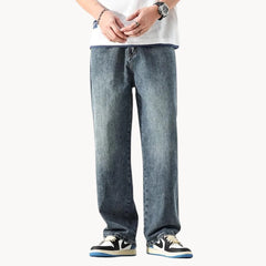Relaxed retro jeans met rechte pasvorm