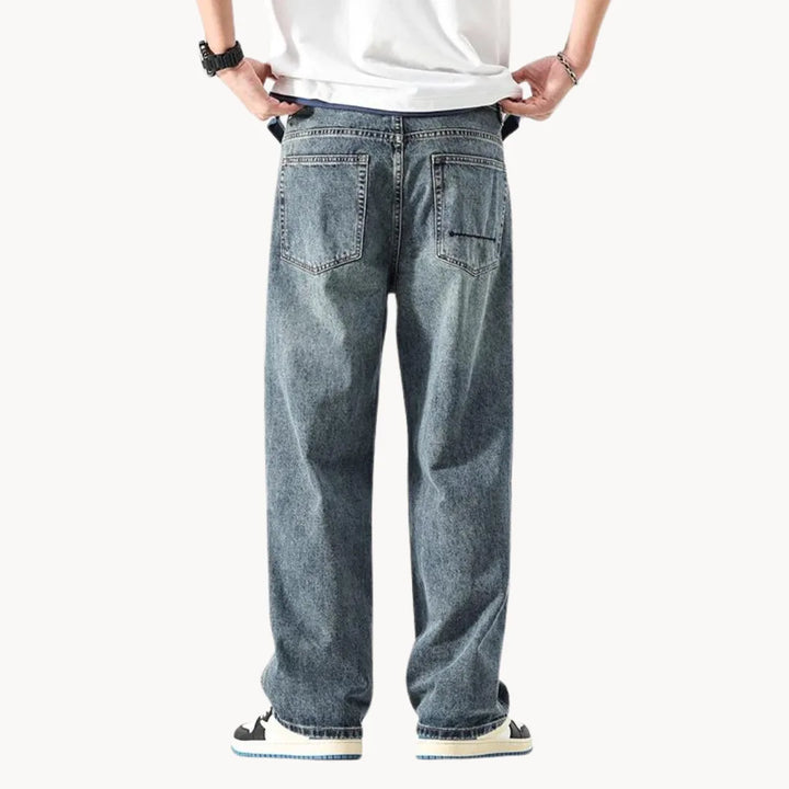 Relaxed retro jeans met rechte pasvorm