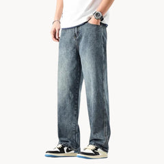 Relaxed retro jeans met rechte pasvorm