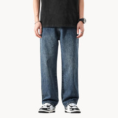 Relaxed retro jeans met rechte pasvorm